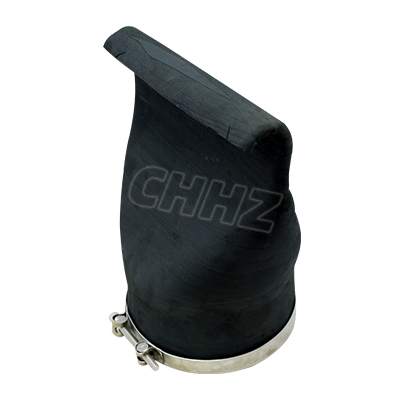 Clamp type integral duckbill check valve
