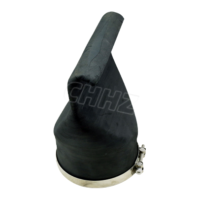 Clamp type integral duckbill check valve