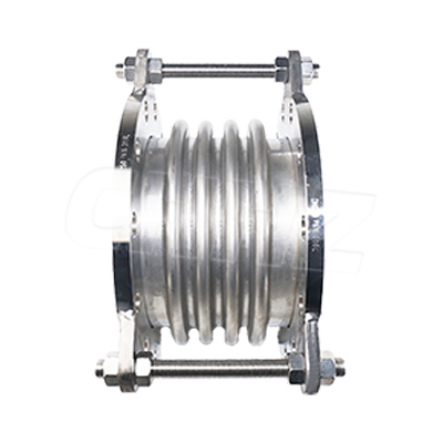 Axial internal pressure bellows compensator