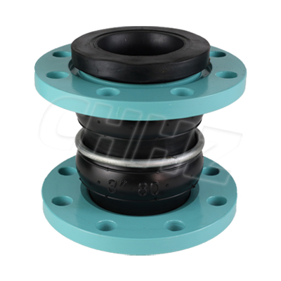 Double sphere rubber joint