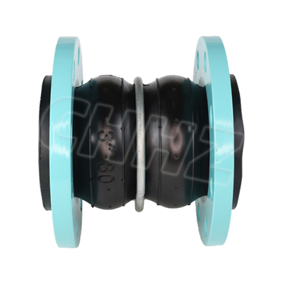Double sphere rubber joint
