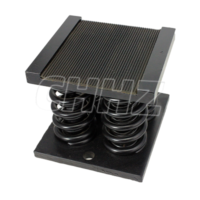 JS type combined spring vibration isolator