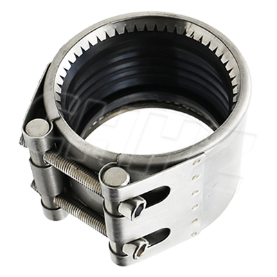 Ring repair clamps with teeth