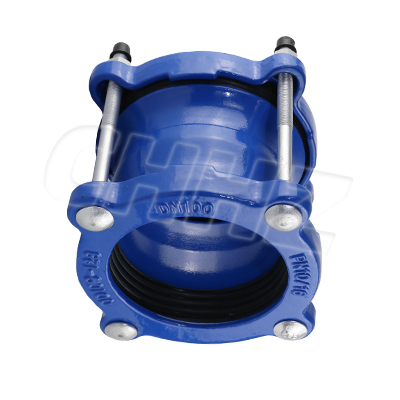 Ductile iron hdpe pipe tube wide range flexible joint